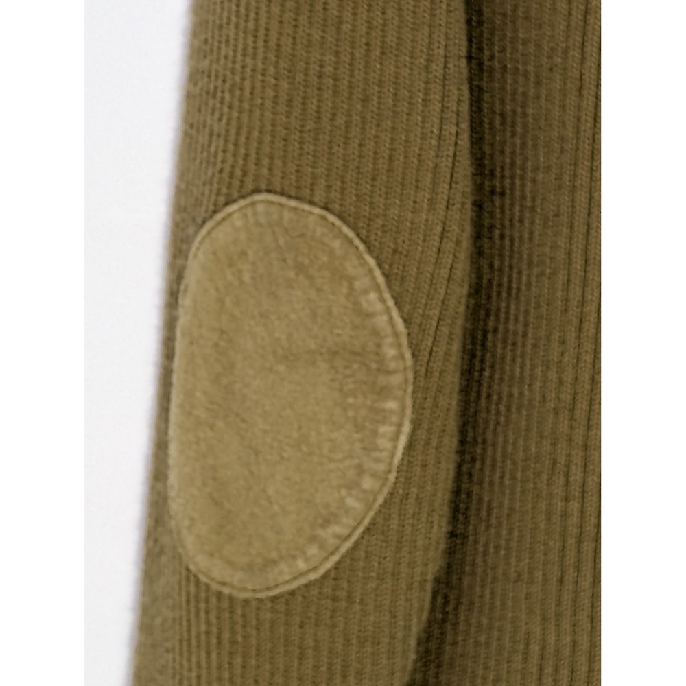 Covington‎ Womens Brown Leather Suede Wool Blend Knit Zip Jacket L Equestrian - Picture 7 of 9